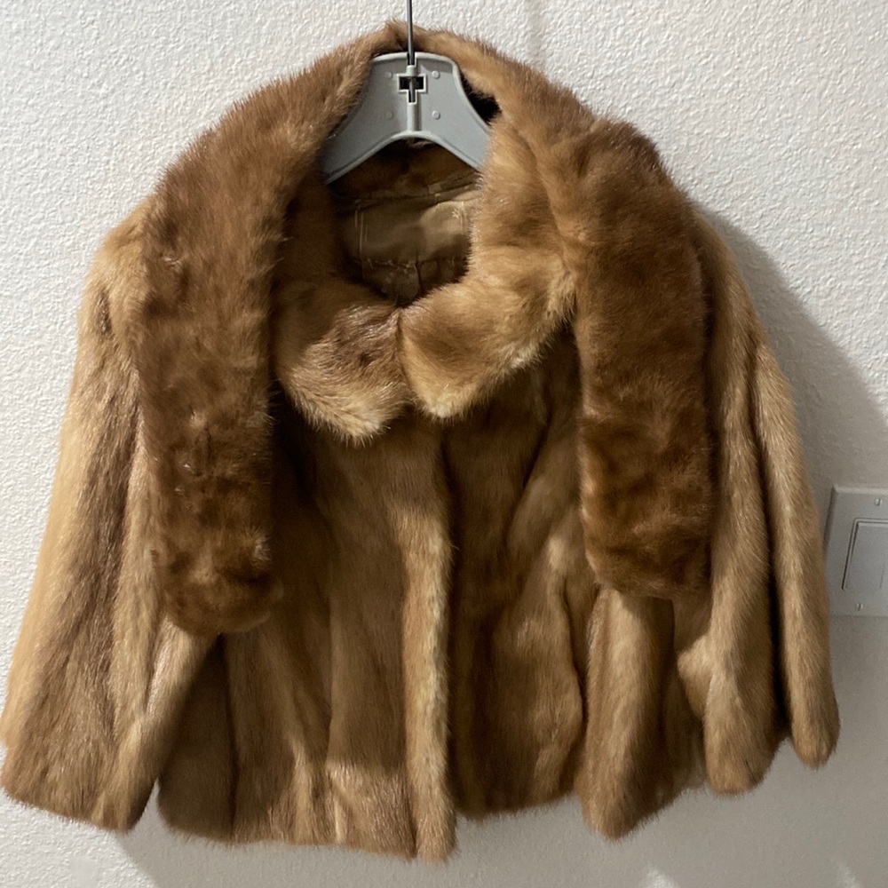 Real mink coat